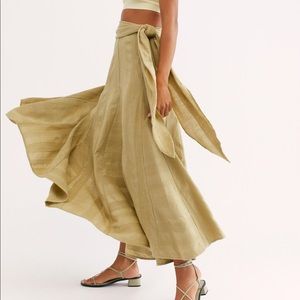 ISO! Free People Green Unforgettable Convertible Skirt Small Extra Small